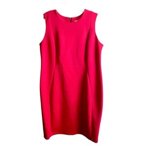 Calvin Klein Dress Pink Sheath Size 18W
